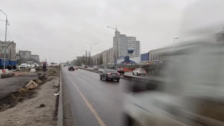 В Воронеже открыли движение по второй части эстакады на Остужева
