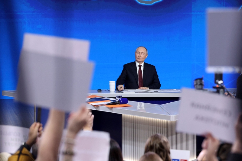 «Итоги года» с Владимиром Путиным в телеэфире посмотрело более 16 млн россиян