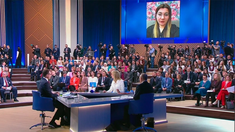 Прямая линия с Владимиром Путиным. Онлайн