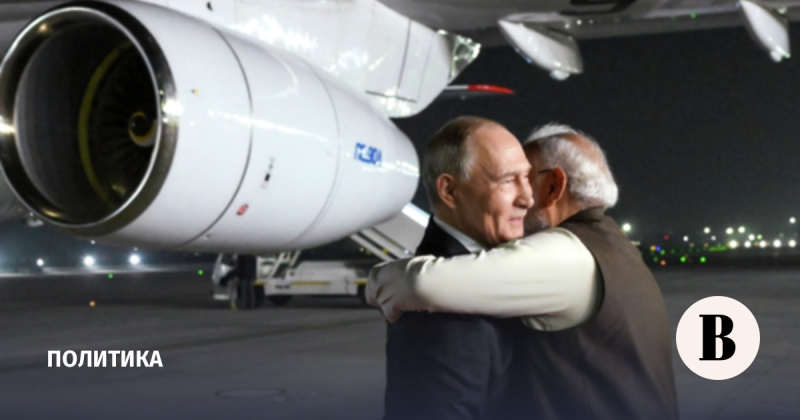 Владимир Путин прибыл с государственным визитом в Индию