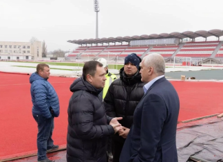 Капремонт стадиона в Керчи близится к завершению