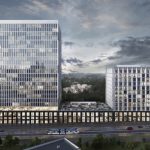 Овчинский: в бизнес-центре у станции метро «Ленинский проспект» завершили фасадные работы