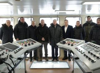 В Самаре на судоверфи передали земснаряд заказчику