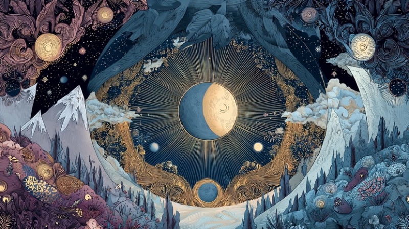 Лунный календарь на январь: окраска волос в 2026 году