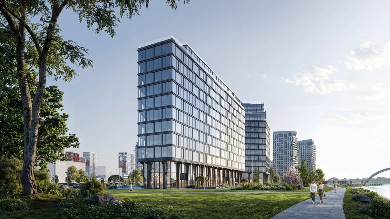 На северо-западе Москвы построят бизнес-центр с выходом на благоустроенную набережную 