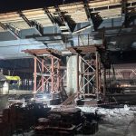 Сварщик сорвался с 5-метровой высоты при строительстве моста в Калининграде