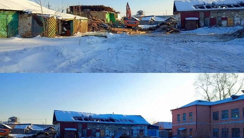 В Канске начался демонтаж школы № 7