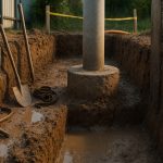 Как вытащить бетонный столб из земли