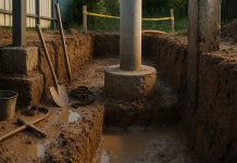 Как вытащить бетонный столб из земли