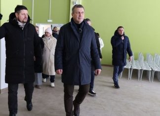 Мэр Самары Иван Носков проверил ход строительства столовой и пищеблока детского центра «Заря»