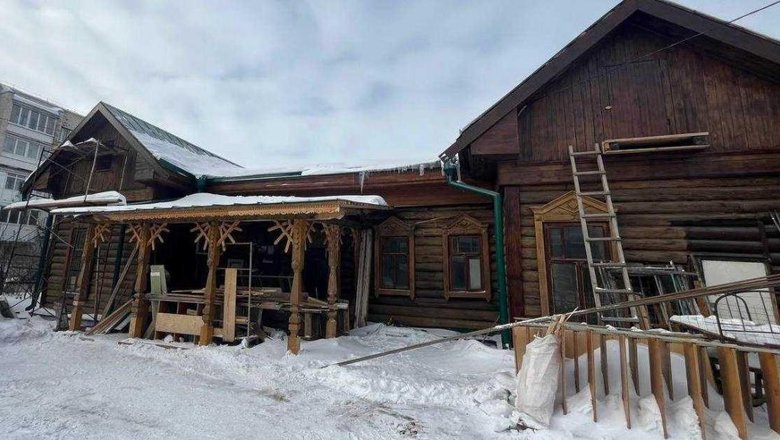 Опубликованы фотографии ремонтируемого Музея городского быта в Омске