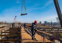 Реконструкцию Цимбалинского путепровода завершили на 55%