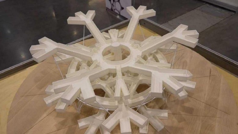 В Новосибирске рассказали, какой будет смотровая площадка-снежинка