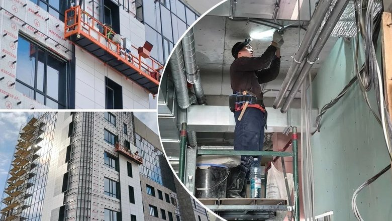 В Омске начали отделку нового операционного корпуса медцентра