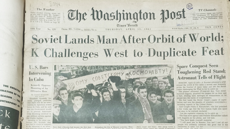 «Удар по гордости американцев»: что западные СМИ писали о полете Гагарина
