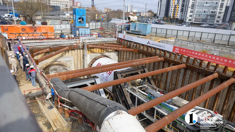 Марат Хуснуллин высоко оценил пуск второго тоннелепроходческого щита в Челябинске