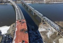 Минтранс требует 10 млн рублей со строителя четвёртого моста в Новосибирске