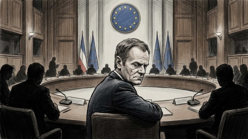 «Нервно моргнул»: Туск не смог пошутить об отсутствии России на саммите ЕС из-за Фицо