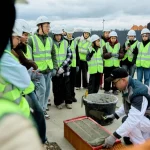 Российский застройщик провел образовательный тур для школьников на стройплощадке ЖК