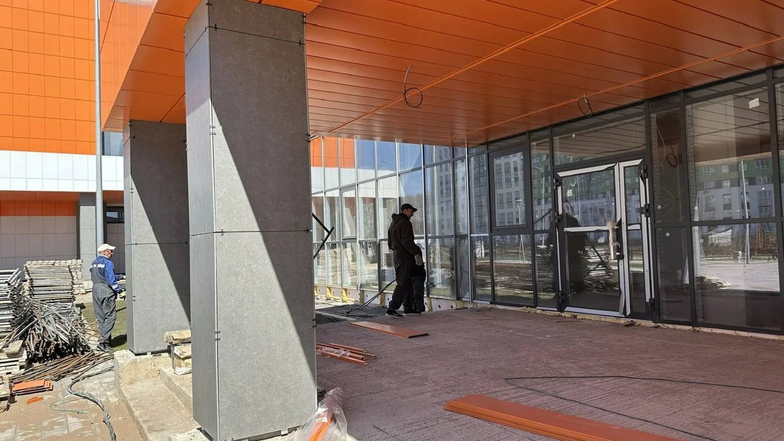 В Уфе показали ход строительства школы № 165 в Затоне